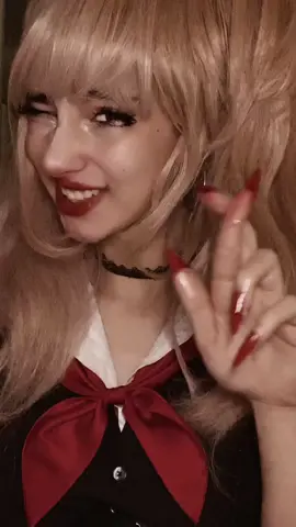 I’m a whole new person with nails on #junkoenoshima #junkoenoshimacosplay #danganronpa #danganronpacosplay 