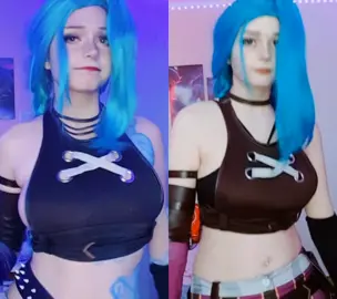 #Duett mit @Aeliyah🦋 Glow up or glow down?❤#jinx #jinxarcane #arcane #riotgames #riot #League #lol #leagueoflegends #jinxcosplay #arcaneleagueoflegends #arcanecosplay #netflix 