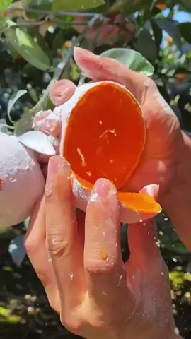 OMG 😱 so juicy again 🍊😋#uk #usa #fruit #asmr