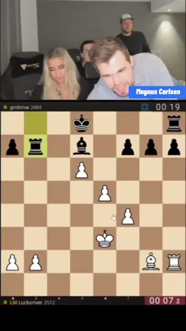 Magnus Carlsen checkmates with a pawn whilst being not so sober 😂🐐 #chess #grandmaster #magnuscarlsen #worldchampion #foryou #fyp #fy 