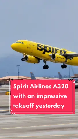 This Spirit Airlines Airbus A320 impressed me with the fast takeoff on runway 7L yesterday during another cloudy and rainy day in Phoenix #spiritairlines @spiritairlines #skyharbor #planespotting #a320 #rampagent #aviationdaily #aviationtiktok #avgeek #plane #aviation #airbuslovers 