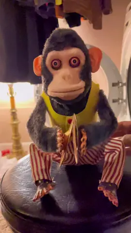 1960s Musical Jolly Chimp. #vintage #monkey #toystory3 #musicaljollychimp 