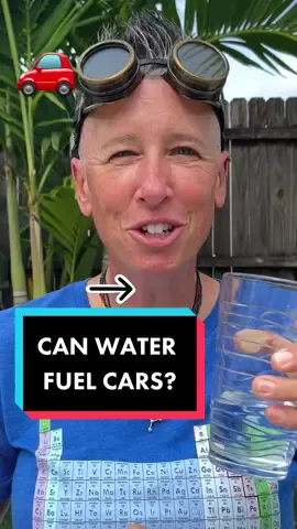 Water not only quenches your thirst, but also our need for clean-energy transportation 🚗 @Chemical Kim  #TikTokForGood #HydrogenFuel #STEM #LearnOnTikTok #EduTok