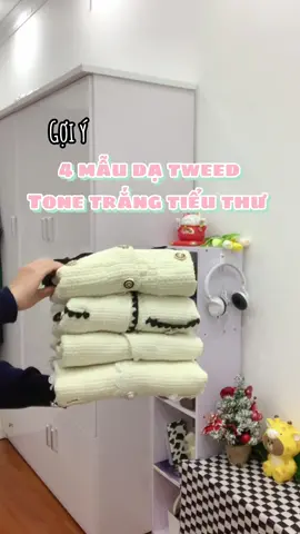 Tổng hợp áo dạ tweet trắng siêu dày dặn #shopchambi #xuhuongdontet 