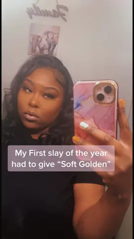My first makeup slay gaveeee!! I tried a whole new technique that I wasn’t use to and it came out soooo good!! 😍 #fyp #foryou #makeup #goldenhour #newyears #sza  