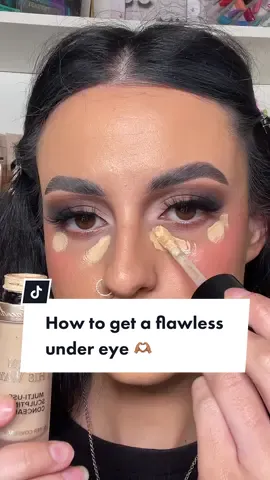 Flawless under eye technique 🫶🏽 #makeuptutorial #easymakeup #flawlessmakeuptips #makeuptips 