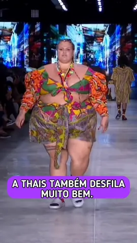 Respondendo a @angelapinheirolessa A @thaiscarlaa_ é uma modelo maravilhosa além de uma dançarina profissional. 💜 #thaiscarla #spfw #plussizemodel #taiscarla #jojotodynho 