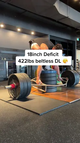 18” deficit deadlift 😤😤😤 #deadlift #deadlifting #strength 