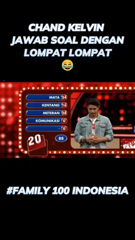 Chand Kelvin #family100 #family100indonesia #kuis #kuisfamily100 #fyp #fypシ #fypage #fypdongggggggg #viral