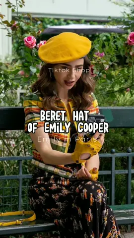 Beret Hat of Emily Cooper 🥰#tiktokshop #budolfinds #fypviralシ #viral #fypシ #berethat #emilyinparis 