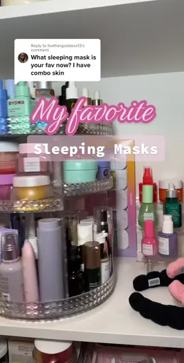 Replying to @feathergoddess13 my favorite sleeping masks 🫶🏾 #sleepingmask #favoriteskincare #skincare #skincaretips 