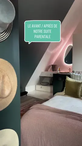 Le avant / après de notre suite parentale #Home #homedecor #homedesign #design #decoration #marrocan #oriental #interior #interiordesign #suiteparentale #bedroom #betoncire #pourtoi #fy #fyp #fypシ 