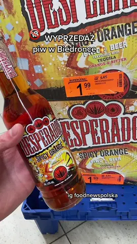 Skorzystaliście? 🤔 ig foodnewspolska, zapraszam :)) #dlaciebie #sklep #dc #fyp #jedzenie #zakupy #piwo #desperados #biedra #biedrasklep #biedronka #biedronkasklep #wyprzedaż #okazja #promka 
