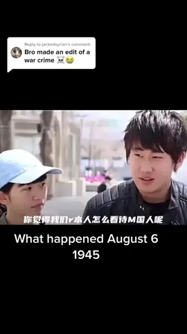 Replying to @jackedsyrian These videos are from 抖音 I just repst to show what they mostlt post #fyp #foryou #edit #waredit ##🇨🇳##douyin##wwii##hiroshima