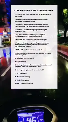 istilah dalam mobile legend #ituorangbaik 