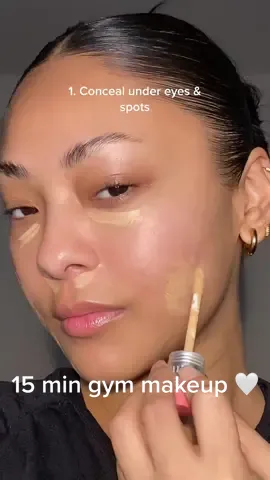 get ready with me - gym edition 🫶  #makeup #beauty #makeuptutorial #makeupvideo #easymakeup 