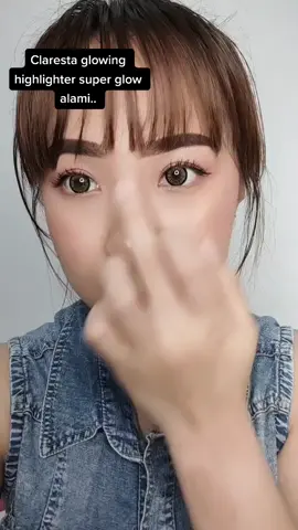 Claresta glowing highlighter #fypシ゚viral #fyp #highlughter#tutorialmakeup #cantikbersamaclaresta #beautywoman