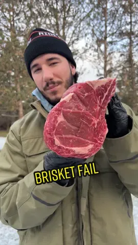 Brisket Style Prime Rib 🥩 #bbq #brisket #primerib 