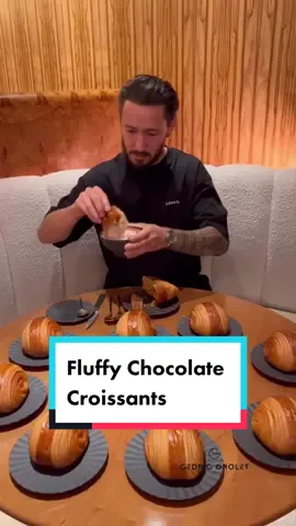 Just one bite of this decadent fluffy chocolate #croissant from La Pâtisserie du Meurice par Cédric Grolet in #Paris and you'll be whisked away to #culinary heaven 🥐 📍 La Pâtisserie du Meurice par Cédric Grolet in Paris, France  🎥 @cedricgrolet  #croissantlover #croissants #paristrip #foodietravel #parisfoodie #frenchcroissant #BakingFun