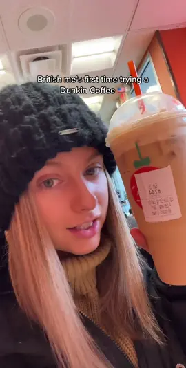 British me’s first time trying a Dunkin 🇺🇸