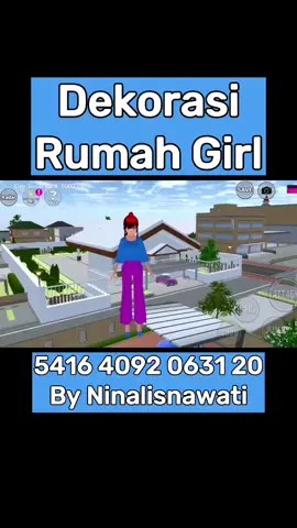 id Dekorasi Home Girl by Nina #fyp #viral #trending #sakura #sakuraschoolsimulator #idsakuraschoolsimulator #sss #homegirl 