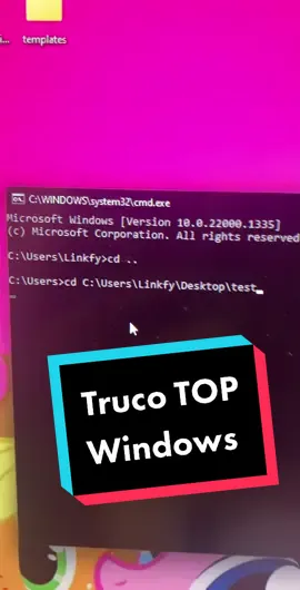 Truco de Terminal para programadores Windows | Fácil #python #programacion #javascript #Tech #tecnologia #html #ingenieria #antiprofe #tips #AprendeConTikTok #AprendeEnTikTok 