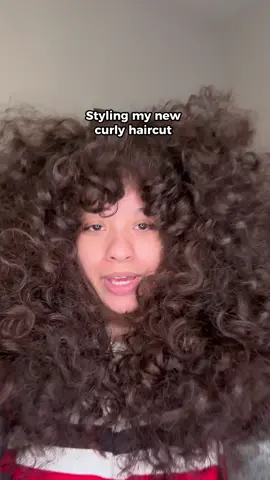 Grwm to go see the movie Megan. Styling my new curly haircut! Products used: @K18 Hair leave in hair mask. Then 4 mins later used my curlsmith shine cream & gel. I sealed it in with my unite oil which I forgot to film since I was rushing 🥲 #curlyhairjourney #newhaircut #1a 