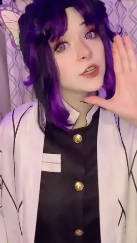 Shinobus “moshi moshi” is the sound my phone makes when I plug it in😂 #shinobu #shinobukocho #kochoshinobu #shinobucosplay #shinobukochocosplay #kochoshinobucosplay #demonslayer #demonslayercosplay 
