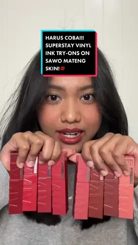 ATTENTION to sawo mateng girls! Banyak variasi shades yang fit perfectly for you dari Maybelline Superstay Vinyl Ink! Yuk, cek 8 shadesnya sekarang! #WeAreMaybelline #ZonaCantik #SuperstayVinyl16Jam 
