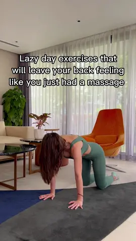 SAVE & DO these every week and your back will feel amazing! #gentleexercises #easyexerciseathome #spinemobilityexercises 
