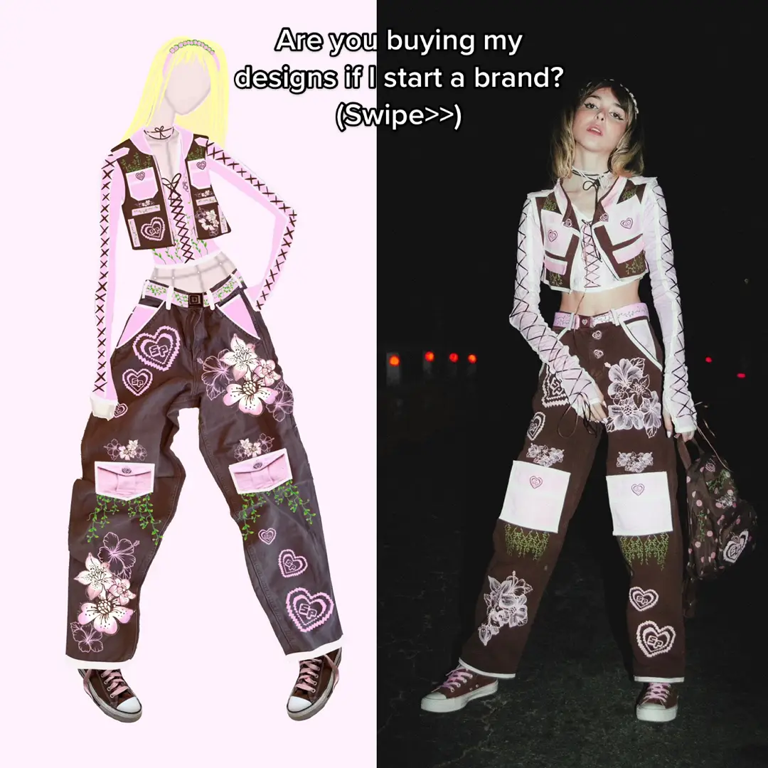 I design my own style. Follow if you want me to design yours too. Made by bex Marquez. #fashiondesigner #clothingbrand #style #fypシ #fashion 