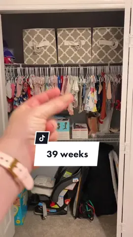 39 weeks today! #nesting #nurseryorganization 