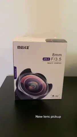 Could already tell this is gonna be one of my favorite in my camera bag. #fisheye #fisheyetok #fisheyelens #fyp #canonsl3 #meikelens #8mm #newpickup 