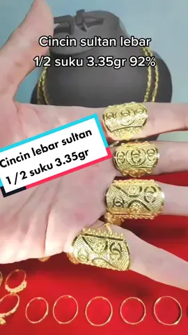 Cincin motif lebar logo & kupu