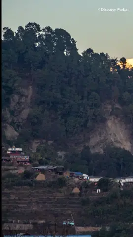 Small village from Durlung in the lap of Annapurna's . . #Discoverparbat #visitparbat #parbat #fyp #foryoupage #youpage #foryou #tiktoknepal #goviral #nepal #himalayas 