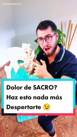 Dolor de Sacro? Haz esto todos los días nada más despertarte y compártelo con quien pueda necesitarlo #pablopilatesreal #doloedesacro #dolordecadera #entrenamiento #yoga #Fitness
