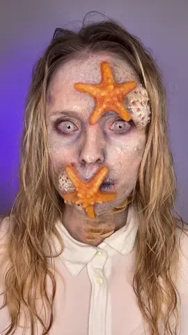 Fear of large bodies of water, such as the sea 🐟🌊 #phobiamakeup 