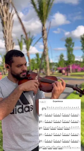 Você tem vontade de tocar a famosa música Experience no violino?  Então segue um vídeo com a partitura junto ❤️ espero que gostem #violino #music 