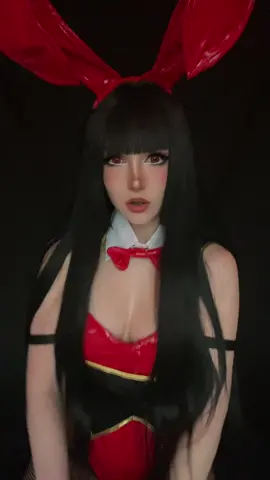 More Yumeko! #weeb #otaku #cosplaygirl #kakegurui #foryou #fyp #bunnysuit #yumeko #cosplay 