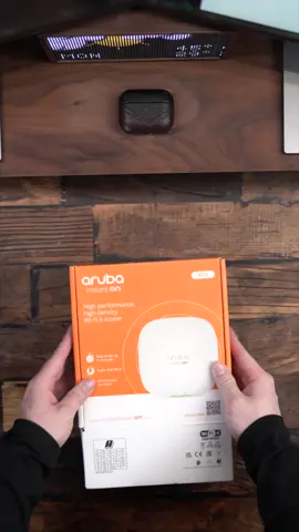 #ad Just got this new router for small businesses in the mail from Aruba Instant On. #techtok #router #ArubaSMBPartner #ArubaInstantOn