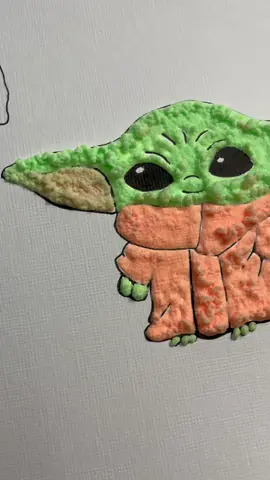Replying to @summer_spams2411 baby yoda Magic Puffy pen stickers! #magicpuffypens #popcornpens #puffpens #art #artist #babyyoda
