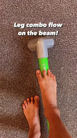 Beam Ninja @renskyinsf bringing back the OG TFC Balance Beam!! Why beam work? To recalibrate the lower body and keep all those bits (feet ankles knees hips) strong and supple.  Why is it fun? Nothing gets me into that ‘flow state’ where I am FULLY IMMERSED in the activity while enjoying the process. Call it active meditation? Nothing else matters while I am on the beam. Pretty cool. Who wants to try this combo? Tag me in your attempts! Beam by @thefootcollective  #balancetraining #barefoottraining #halflotuspose #dragonsquat #pistolsquat #hawaiiansquat #flowstateofmind #thefootcollective #fyp #foryou 