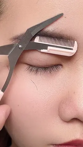 If your eyebrow is too long, please try this eyebrow trimmer and scissors set. The blade is very safe and easy to use. #eyebrow #eyebrows #eyebrowtutorial #tutorials #beauty #beauty💕 #fyp #fypシ゚viral #fypシ #foryoupage #foryourpage #foryou 