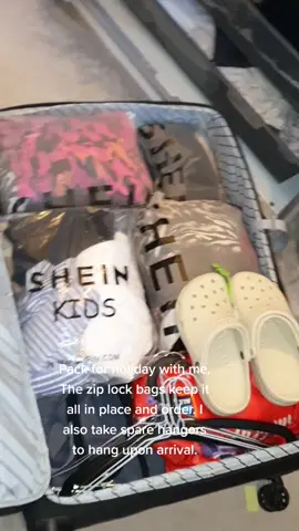 Pack for holiday with me the @SHEIN UK bags keep all my Outfits in place and order ❤️  #travel #holiday #vacation #blogger #fyp #mindset #organisation #organise #hacks #timesaving #tidy #neat #suitcasepacking #suitcasechallenge 