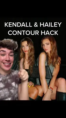 Trying Kendall & Hailey’s “new contour hack” 👀🤫 