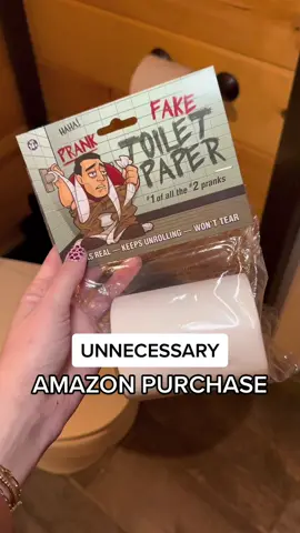 Unnecessary Amazon Purchase!🧻🚽 #unnecessaryamazonpurchase #amazonfinds #prankidea 