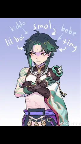 xiao was smol, but now he’s da biggest bird 🐦   #原 #GenshinImpact #xiao #meme #fanart #nycnouu 
