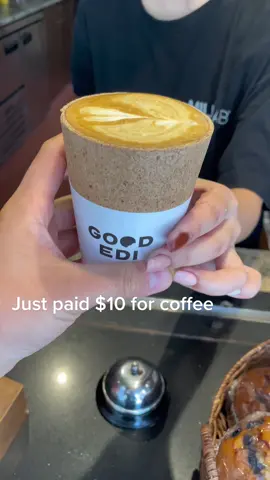 Edible cup of #coffee wow 💸