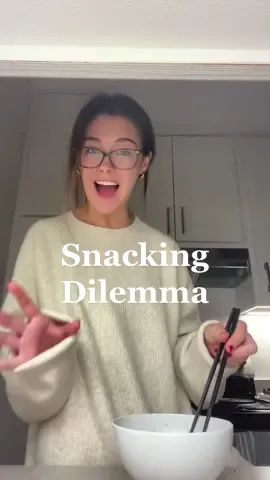 I can’t be the only one who needs a snacky snack while I’m cooking #snackbreak #alyeats 