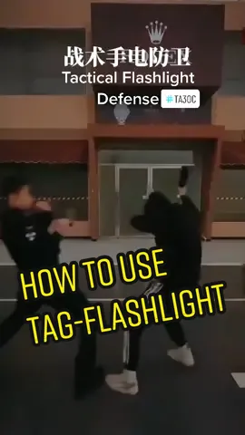 A flashlight also be used for defense. TA30C can handle the emergency.#nextorch #lawenforcement #gadget#defense #ta30c 